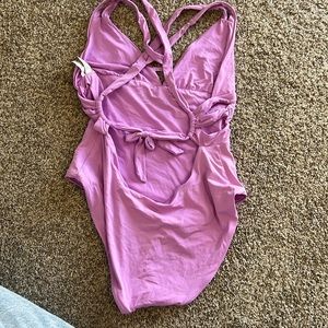 Becca by Rebecca Virtue Color Code Elaine Split Strap One-Piece